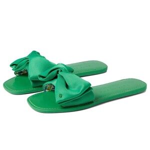 Kate Spade Women's Green Bikini Bow Slide Sandal 8.5 B (M) $128 Retail